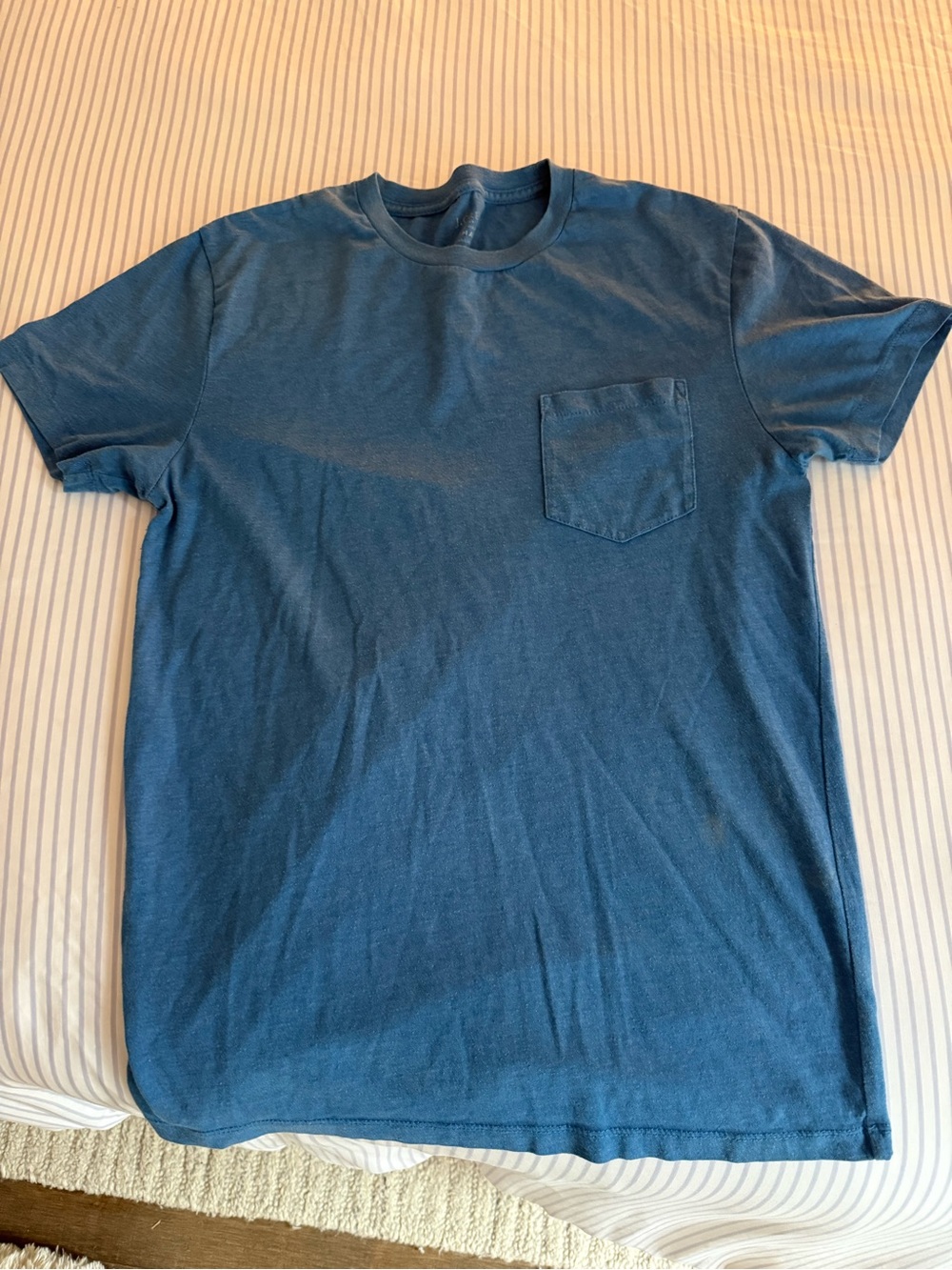 J. Crew Indigo Short Sleeve Pocket Tee